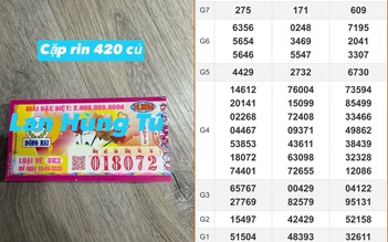 Xổ số miền Nam ngày 10 tháng 9: Vừa xuất hiện 140 tờ trúng đài Đồng Nai