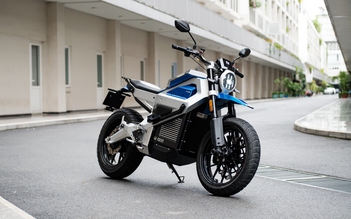 Mô tô điện Việt có khả năng sạc đầy pin trong 60 phút, giá gần 200 triệu