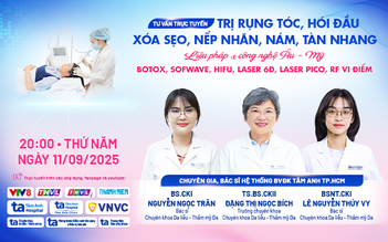 Trị rụng tóc, hói đầu, xóa sẹo, nếp nhăn, nám, tàn nhang bằng công nghệ hiện đại