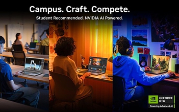 Laptop NVIDIA GeForce RTX™ - Sức mạnh AI đồng hành cùng Sinh viên!