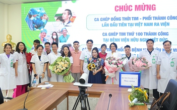 Ca ghép đồng thời tim - phổi thành công đầu tiên tại VN được ra viện