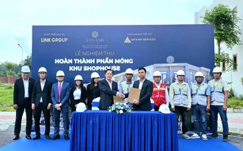 Lan Anh Avenue: Bước tiến mới khẳng định uy tín từ lễ nghiệm thu phần móng Shophouse