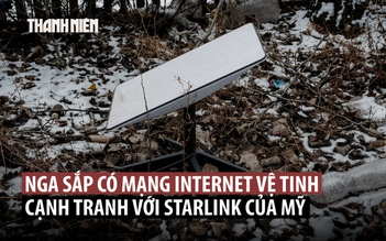 Nga tính lập chùm vệ tinh internet thay thế Starlink