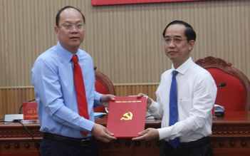 Ông Hồ Thanh Thủy giữ chức Phó bí thư Tỉnh ủy Cà Mau