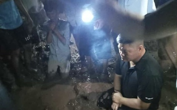 Bắt tạm giam người lái máy xúc xâm phạm 3 ngôi mộ ở Hưng Yên