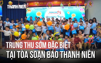 Trung thu ý nghĩa của các em nhỏ 'Cùng con đi tiếp cuộc đời'