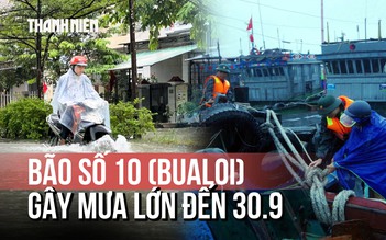 Bão số 10 (bão Bualoi) di chuyển rất nhanh, gây mưa lớn đến hết tháng 9