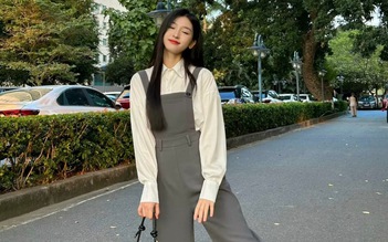 Tuyệt chiêu ‘trẻ mãi không già’ với quần yếm năng động