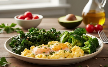 Phát hiện sức mạnh chống ung thư từ chất dinh dưỡng có trong trứng và rau quả