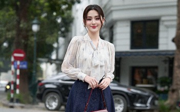 Chân váy dáng dài giúp nàng linh hoạt trong mọi bản phối