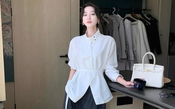 Áo sơ mi chiết eo là 'chìa khóa' cho vẻ ngoài thon gọn