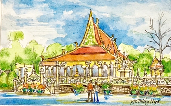 Chùa Âng, nơi được rắn và chim thần bảo vệ