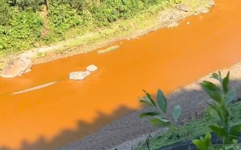 Truy tìm thủ phạm khiến nước suối bất ngờ đỏ quạch ở Nghệ An