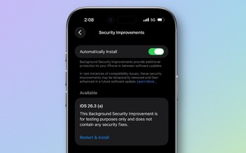 Apple phát hành bản cập nhật 'bí mật' cho người dùng iPhone