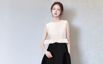 Hóa quý cô cổ điển với sắc trắng, đen sang trọng