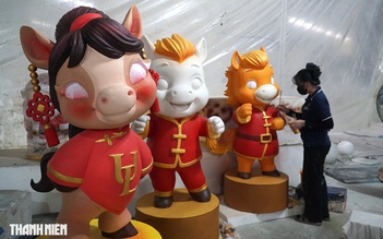 Hé lộ hàng trăm linh vật ngựa Tết Bính Ngọ tạo hình bằng AI, 'phủ sóng' khắp TP.HCM