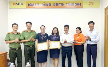 Hai cán bộ ngân hàng kịp thời chặn đứng vụ lừa đảo chiếm đoạt tiền tỉ