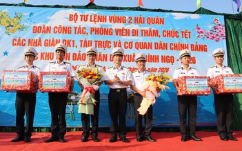 Mang xuân đến nhà giàn DK1 và thềm lục địa phía nam Tổ quốc
