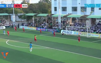 Highlight Trường ĐH Đồng Tháp (DTHU) 0-0 Trường ĐH Nam Cần Thơ (DNC): Chia điểm căng thẳng