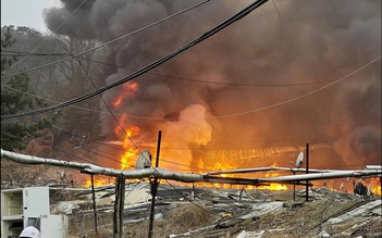 Khu ổ chuột cuối cùng giữa lòng Gangnam chìm trong biển lửa