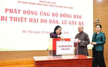 Dừng tiếp nhận ủng hộ đồng bào bị thiệt hại do bão, mưa lũ