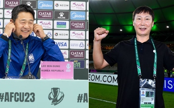 Báo Hàn Quốc muốn HLV Kim Sang-sik đấu trí đồng hương Lee Min-sung ở chung kết U.23 châu Á