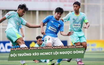 HLV Đặng Đức Toàn: 'Băng đội trưởng không phải ngẫu nhiên', đội trưởng kéo HCMCT ngược dòng