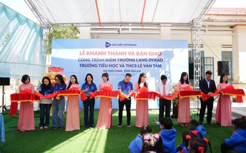Bảo hiểm VietinBank khánh thành điểm trường mới cho học sinh tại Chơ Long, Gia Lai