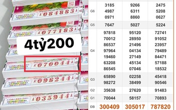 140 tờ trúng 4,2 tỉ xổ số miền Nam ngày 20 tháng 1, đại lý chờ đổi thưởng