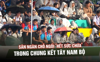 Sân ngàn chỗ ngồi ‘hết sức chứa’ trong chung kết Tây Nam bộ TNSV THACO cup 2026