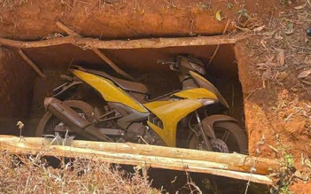 Tìm thấy xe máy nghi của đối tượng trong vụ cướp ngân hàng ở Gia Lai