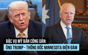 Điện đàm với thống đốc Minnesota, ông Trump có xuống thang?