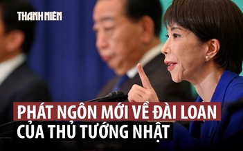 Thủ tướng Nhật Bản làm rõ phát ngôn về Đài Loan