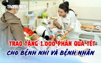 Trao tặng 1.000 phần quà tết cho bệnh nhi và bệnh nhân có hoàn cảnh khó khăn