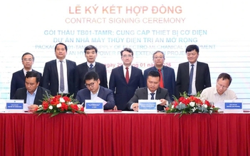 Ký kết gói thầu nghìn tỉ cung cấp thiết bị cho nhà máy thủy điện Trị An mở rộng