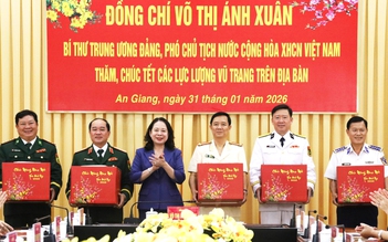 Phó chủ tịch nước Võ Thị Ánh Xuân chúc tết tại An Giang