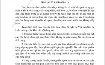 Sơn La: Tử vong sau khi ăn hoa quả và một số loại sữa