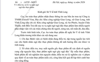 Nhiều công nhân Công ty Unisoll Vina nhập viện sau bữa ăn trưa
