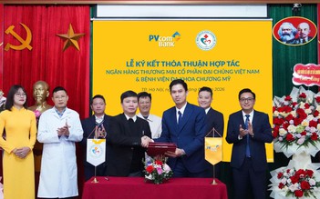 PVcomBank hợp tác Bệnh viện Đa khoa Chương Mỹ: Thúc đẩy thanh toán không dùng tiền mặt
