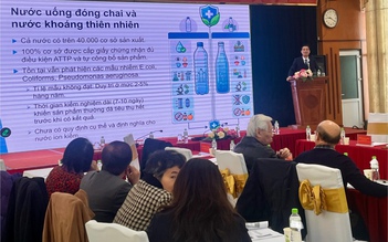 2 - 5% mẫu nước uống đóng chai, nước đá dùng liền không đạt chất lượng