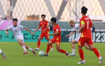U.23 Việt Nam 1-1 U.23 Kyrgyzstan, VCK châu Á 2026: Sai sót từ 1 đường chuyền
