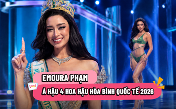 'Bông hồng lai' Emoura Phạm: 3 giây im lặng và cái kết tại Miss Grand International 2026