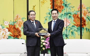 Chủ tịch Quốc hội Trần Thanh Mẫn tiếp Bí thư Tỉnh ủy Thiểm Tây