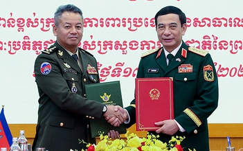 Đại tướng Phan Văn Giang hội đàm với Phó thủ tướng, Bộ trưởng Quốc phòng Campuchia Đại tướng Phan Văn Giang hội đàm với Phó thủ tướng, Bộ trưởng Quốc phòng Campuchia