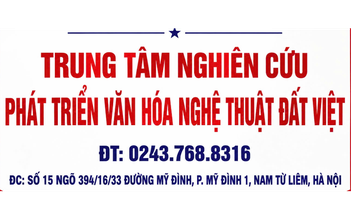Trung tâm nghiên cứu phát triển Văn hóa nghệ thuật Đất Việt thông báo giải thể
