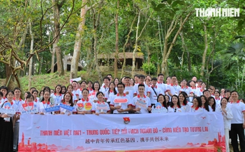 Đoàn đại biểu thanh niên Trung Quốc thăm các 'địa chỉ đỏ' tại Thái Nguyên
