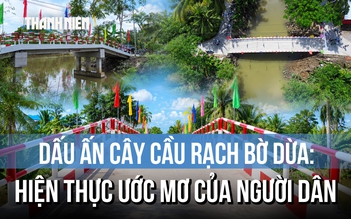Khánh thành cầu Rạch Bờ Dừa: Chấm dứt cảnh trượt té, an toàn bước chân đến trường