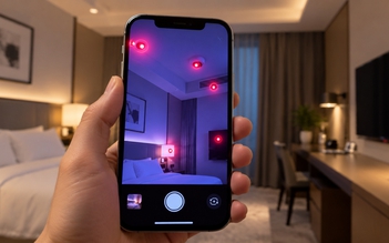 Cách dùng điện thoại thông minh phát hiện camera quay lén