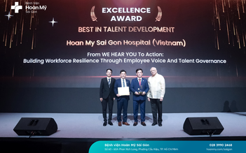 Bệnh viện Hoàn Mỹ Sài Gòn đạt giải xuất sắc hạng mục phát triển nhân tài Bệnh viện Hoàn Mỹ Sài Gòn đạt giải xuất sắc hạng mục phát triển nhân tài
