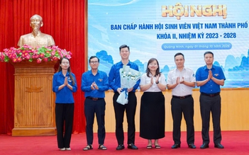 Anh Nguyễn Đình Đàn làm Chủ tịch Hội Sinh viên Việt Nam TP.Quảng Ninh